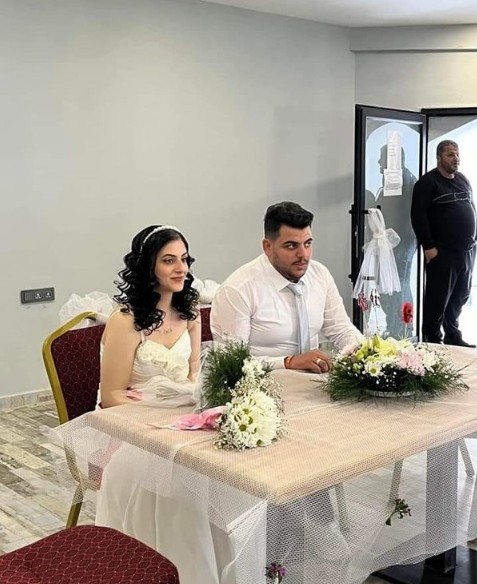 Depremzede çift Datça’da dünyaevine girdi